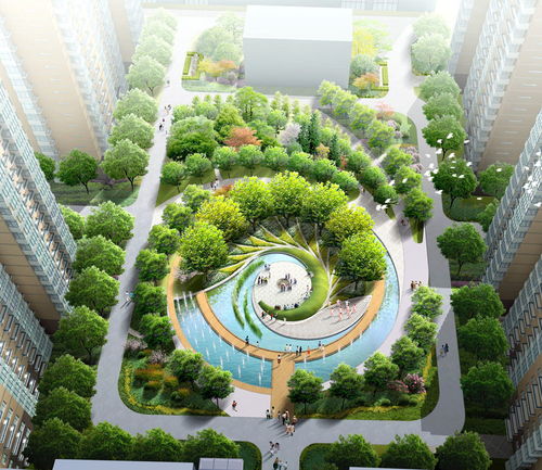 绿化效果图景观设计 景观效果图