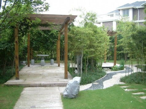 绍兴润和庄园某别墅花园